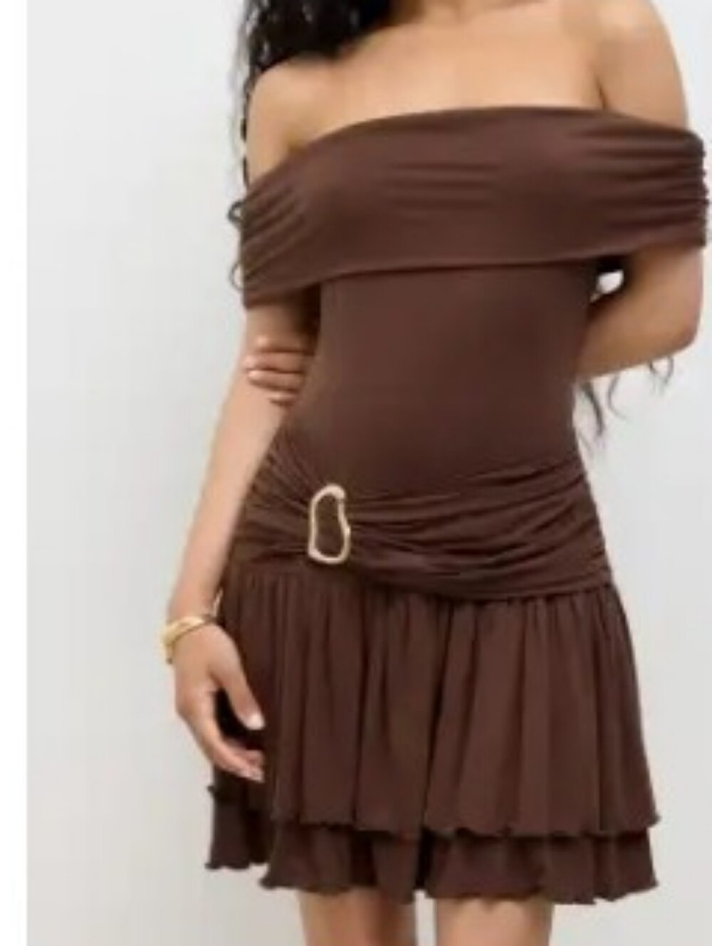 Fusionista Ruffle Mini Dress